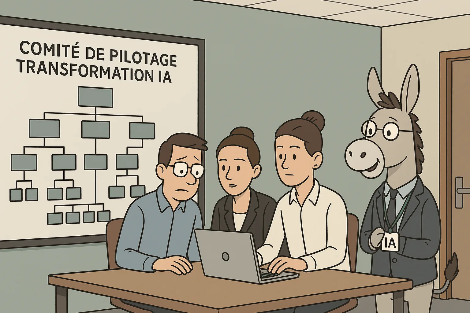 Trois personnes contre trois mille — case 1