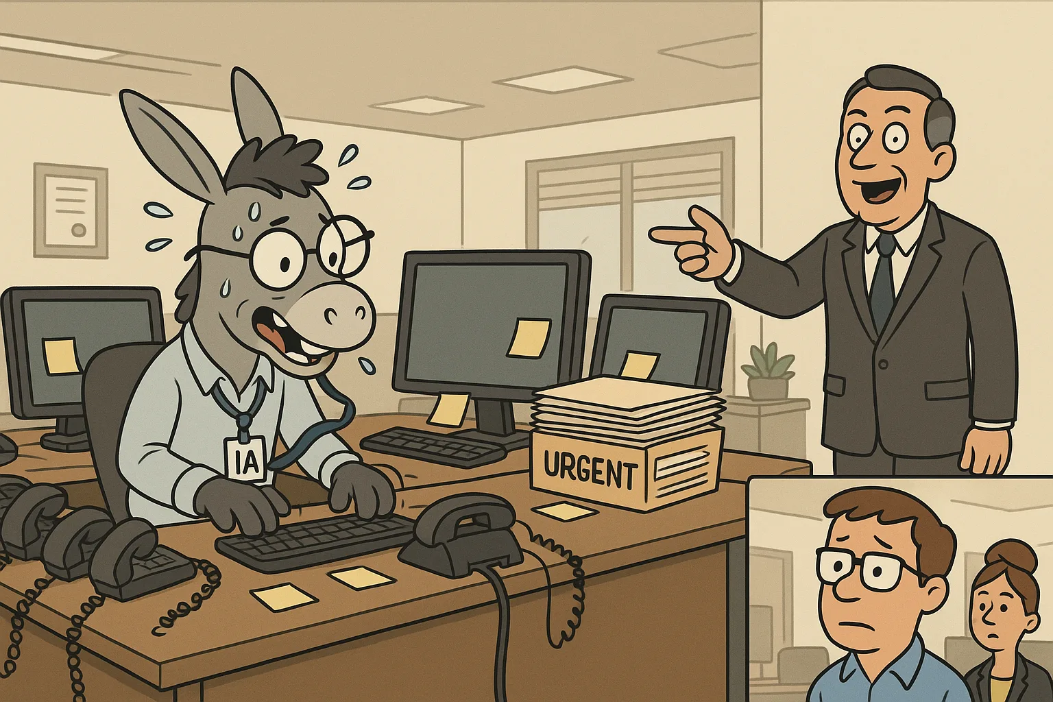 Le boss qui voulait remplacer tout le monde — case 2