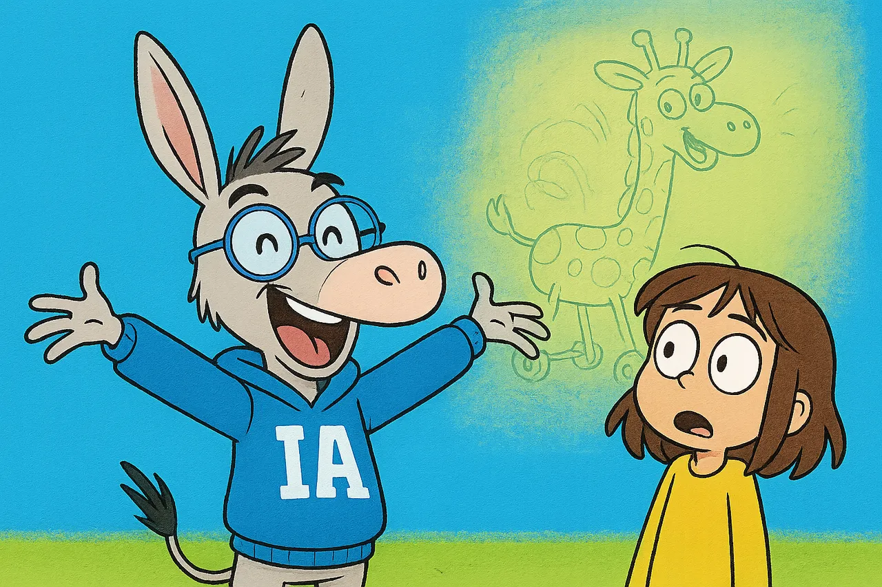 IA annonce fièrement sa réponse, Lina écarquille les yeux.