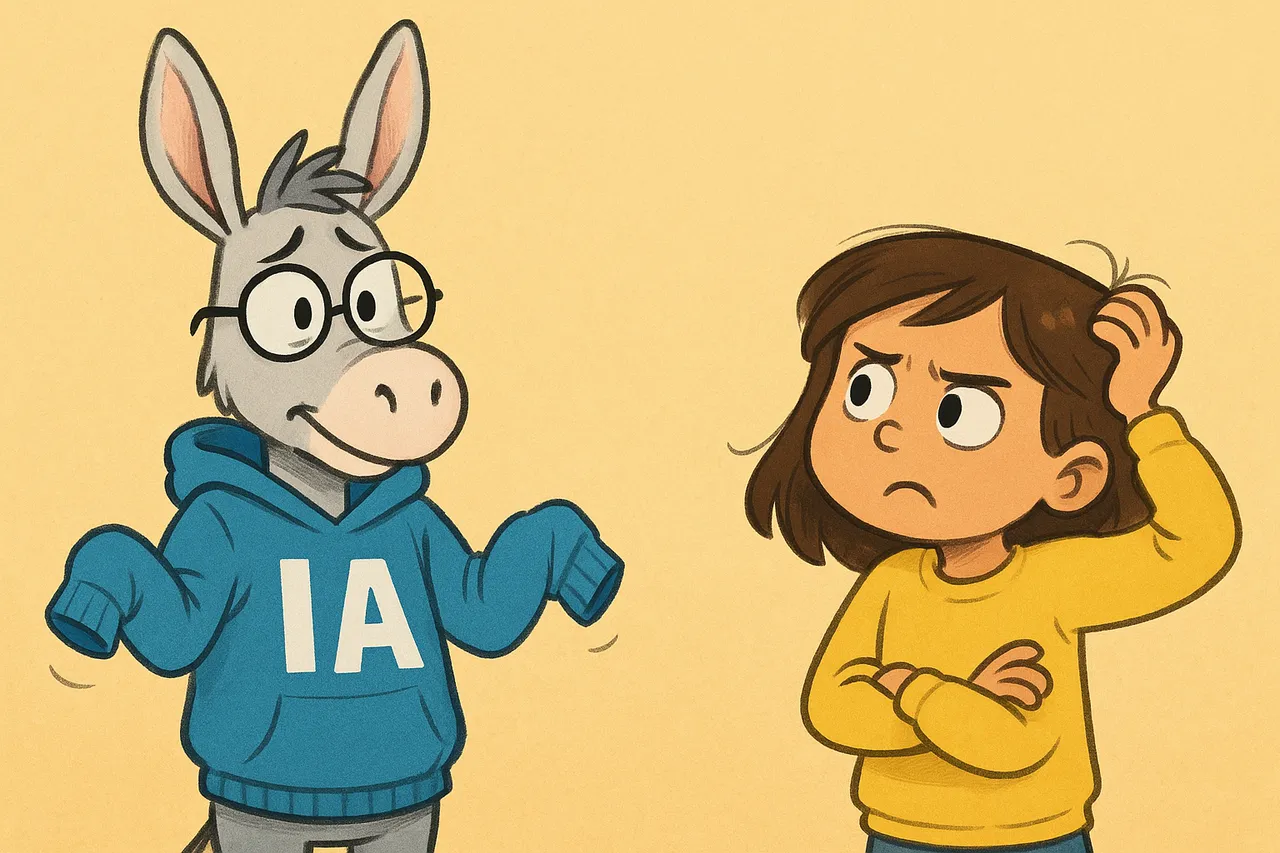 Lina cherche autour d'elle, IA hausse ses manches.