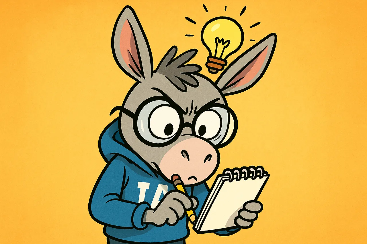 IA lit attentivement le carnet, lunettes brillantes, concentré.